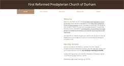 Desktop Screenshot of firstrpcdurham.org
